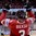 MINSK, BELARUS - MAY 10: Canada's Kevin Bieksa #3 celebrates after scoring Team Canada's third goal of the game during preliminary round action at the 2014 IIHF Ice Hockey World Championship. (Photo by Richard Wolowicz/HHOF-IIHF Images)

